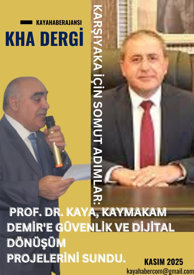 Karsiyaka Kaymakami Ozkan Demir ve Prof Dr Zakir Kaya KHA Istisare Toplantisi