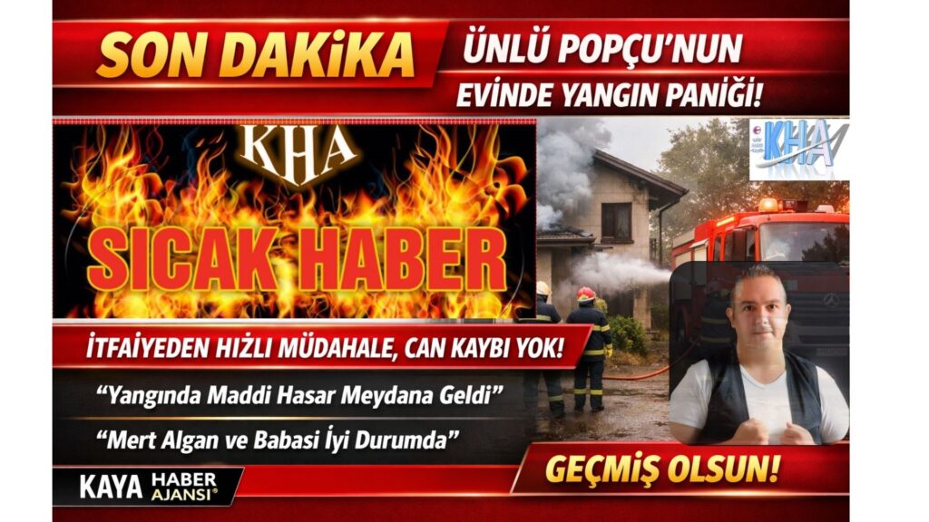 Mert Algan’ın evinde çıkan küçük çaplı yangına itfaiyenin hızlı müdahalesiyle alevler kontrol altına alındı, can kaybı yaşanmadı.