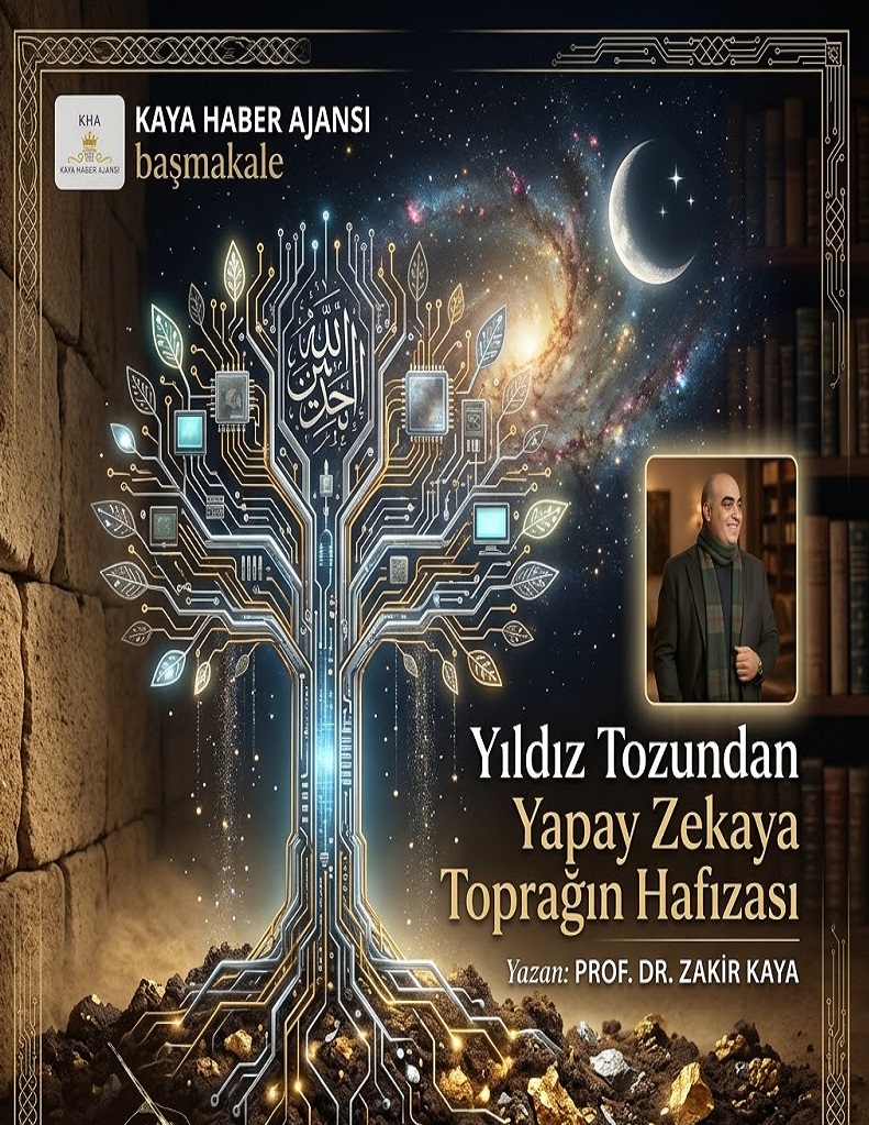Prof. Dr. Zakir Kaya Yıldız Tozundan Yapay Zekaya Toprağın Hafızası köşe yazısı kapak görseli
